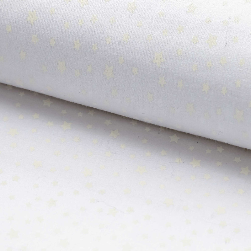 Printed Cotton DOUSNUI White / Matte White